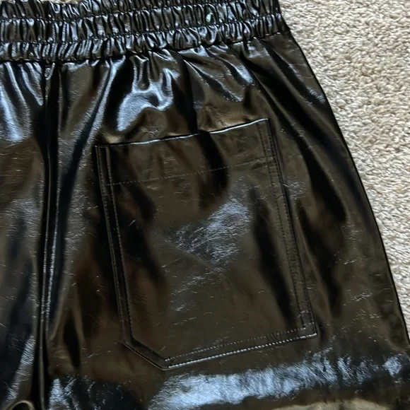 NWT Anthropologie Faux Leather Pants - Medium Petite - Picture 8 of 9